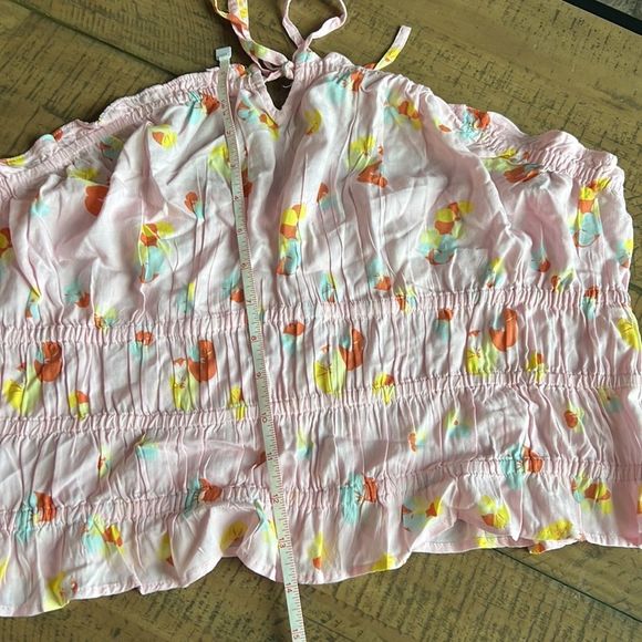 ⭐️3/$30⭐️BP Women BNWOT PINK floral tube top - Picture 6 of 9